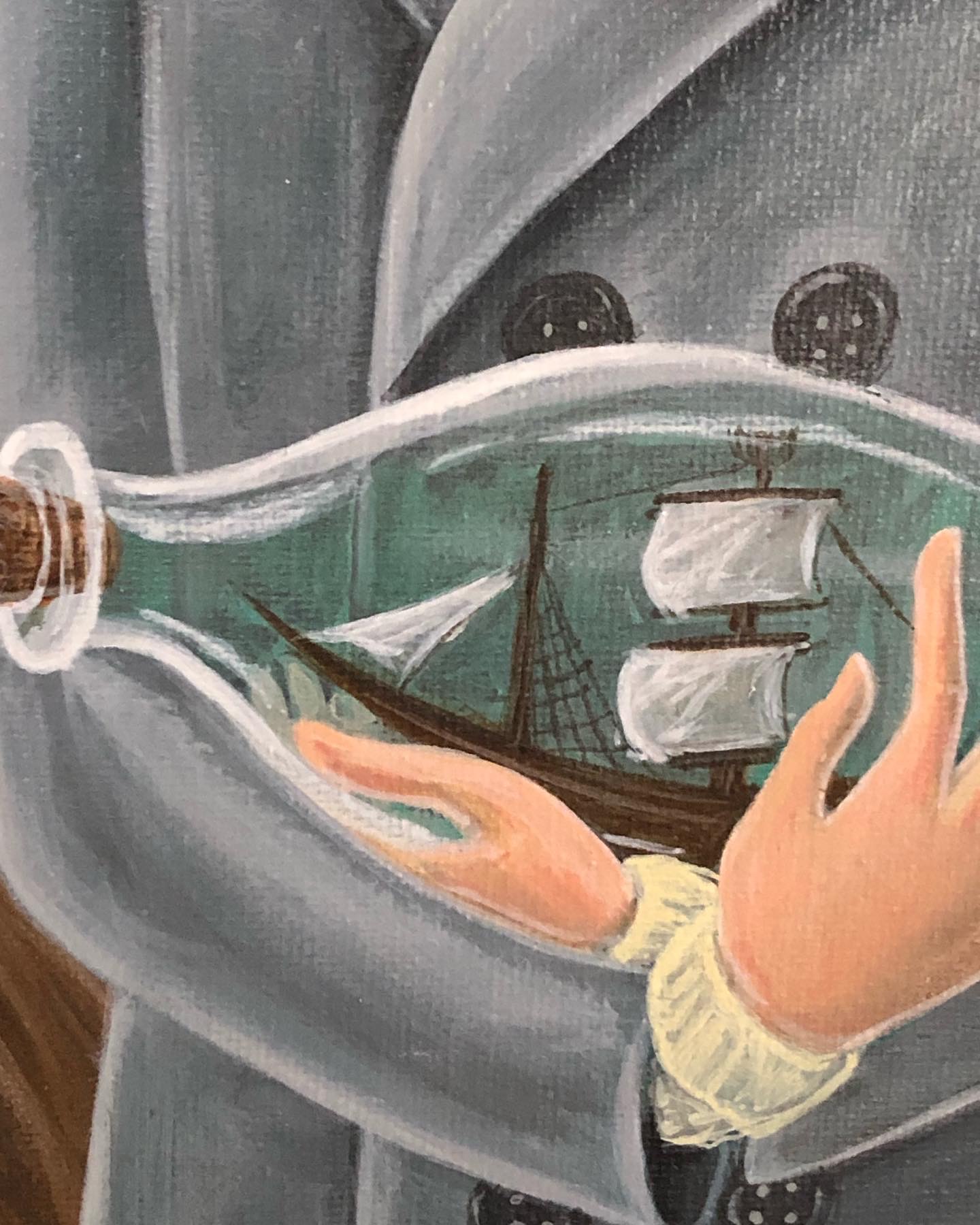 Dream of the Shoreman's Daughter (bottle detail)